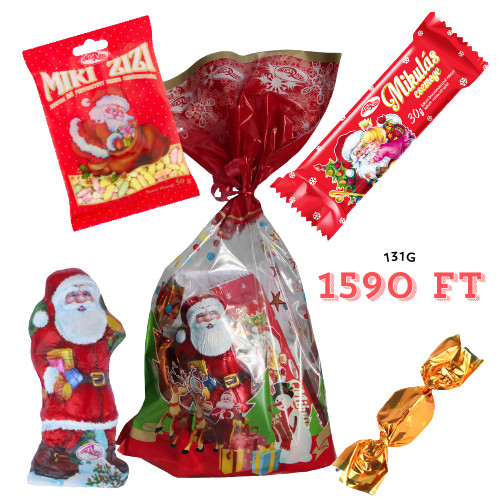 Mikuláscsomag 131g, Standard mikuláscsomag, csak édességek
